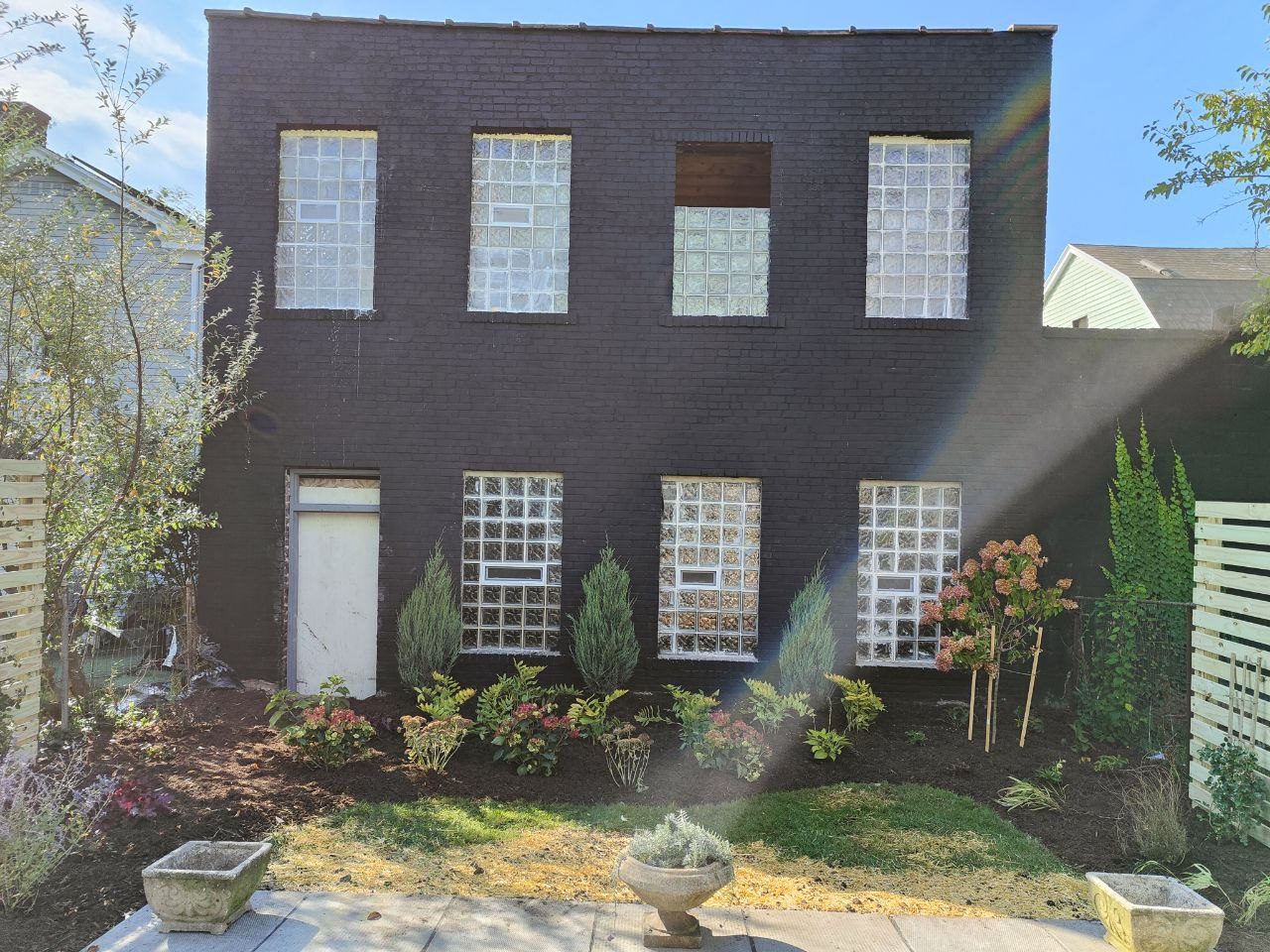 Mt. Washington garden — completed planting