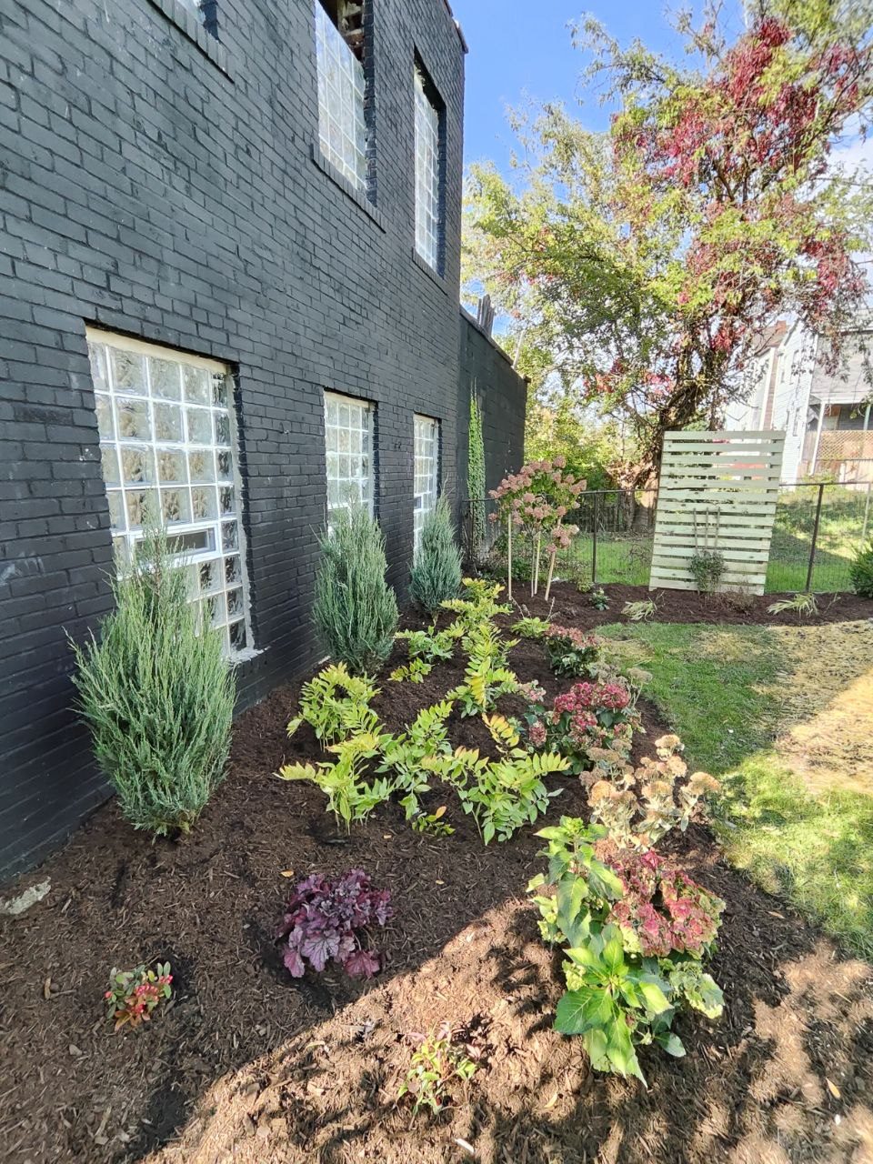 Mt. Washington garden — completed planting